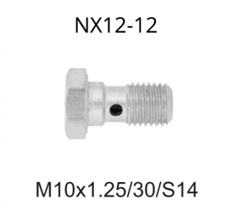 Штуцер крепления тормозного шланга NX12-12