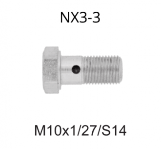 Штуцер крепления тормозного шланга NX3-3