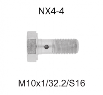 Штуцер крепления тормозного шланга NX4-4