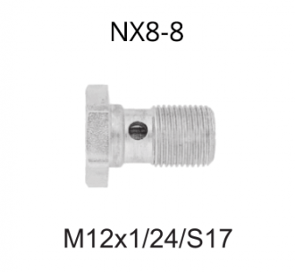 Штуцер крепления тормозного шланга NX8-8